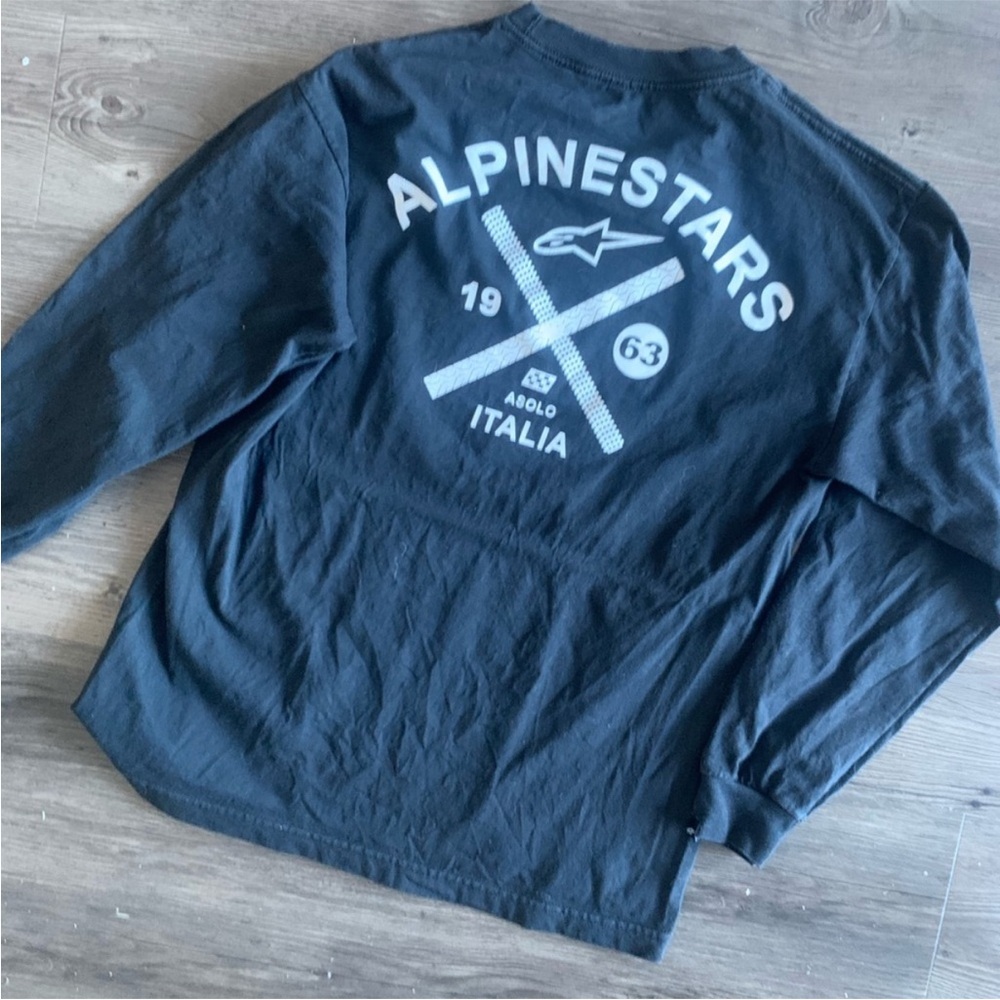 Vintage Alpine Stars Long Sleeve Racing Tee - Vintage